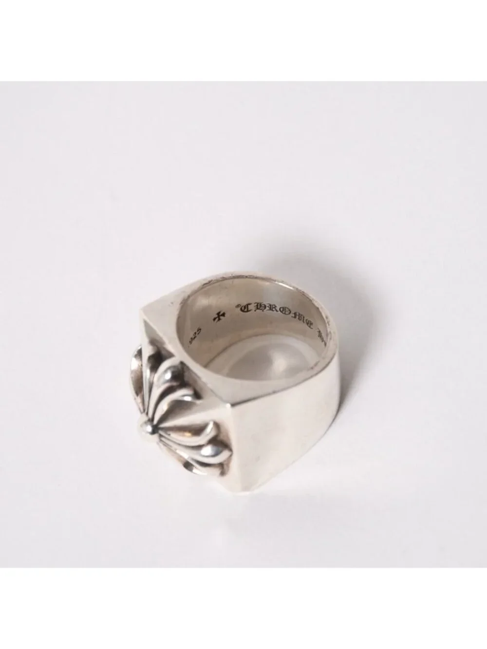 Chrome Hearts CH Plus Pyramid Ring 925 Sterling Silver